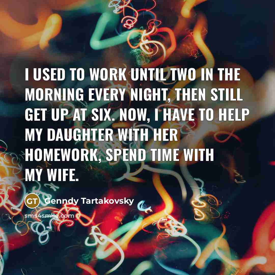 “I used to work until two in the morning every…” quote by Genndy Tartakovsky