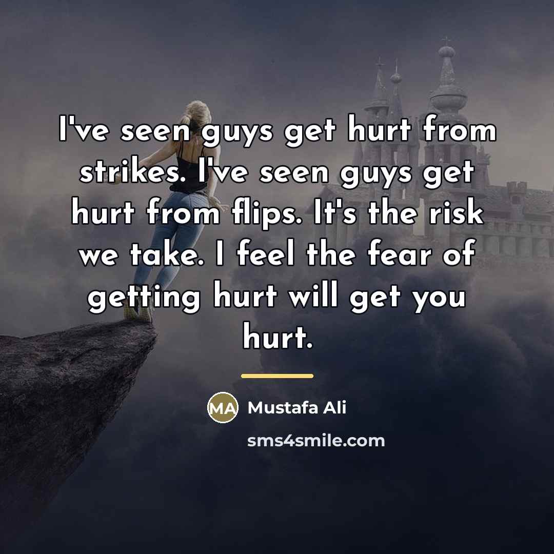 “I've seen guys get hurt from strikes. I've seen guys…” quote by Mustafa Ali