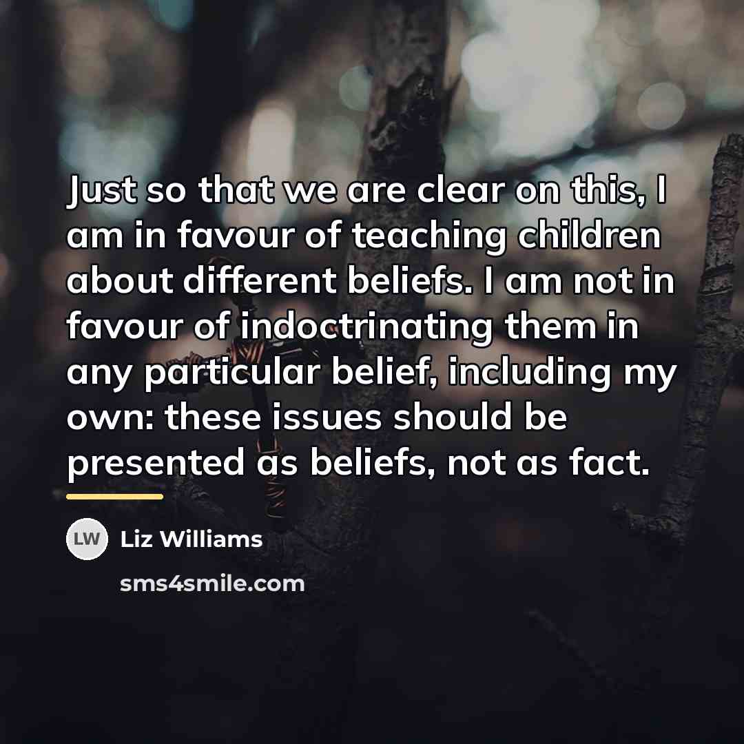 “Just so that we are clear on this, I am…” quote by Liz Williams