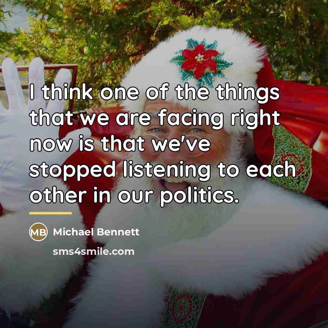 “I think one of the things that we are facing…” quote by Michael Bennett