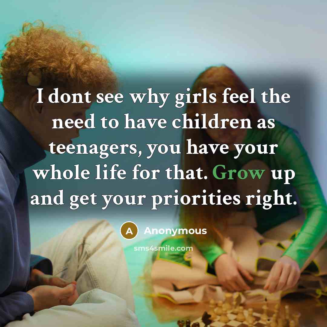 “I dont see why girls feel the need to have…” quote by Anonymous