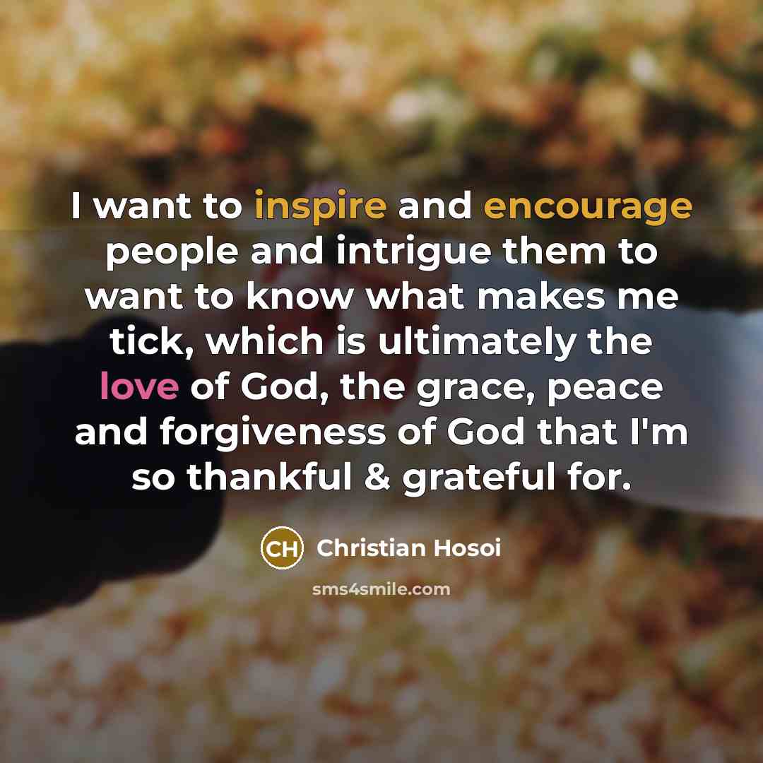 “I want to inspire and encourage people and intrigue them…” quote by Christian Hosoi