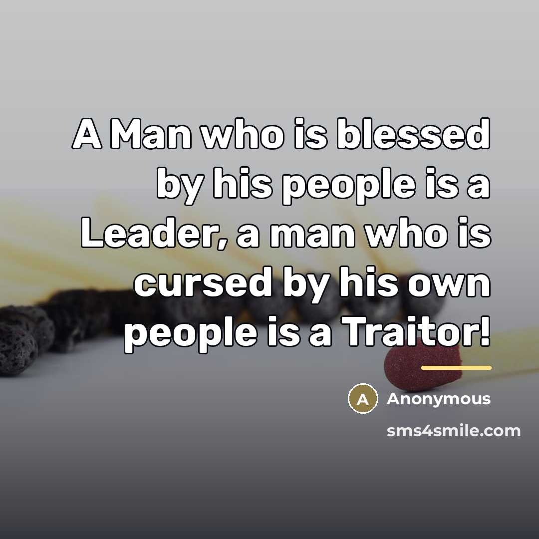 “A Man who is blessed by his people is a…” quote by Anonymous