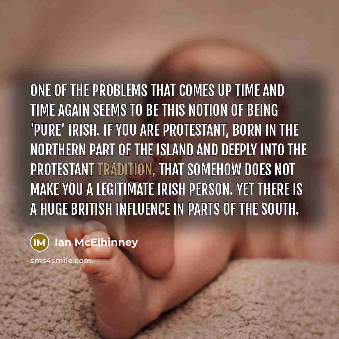 “One of the problems that comes up time and time…” quote by Ian McElhinney