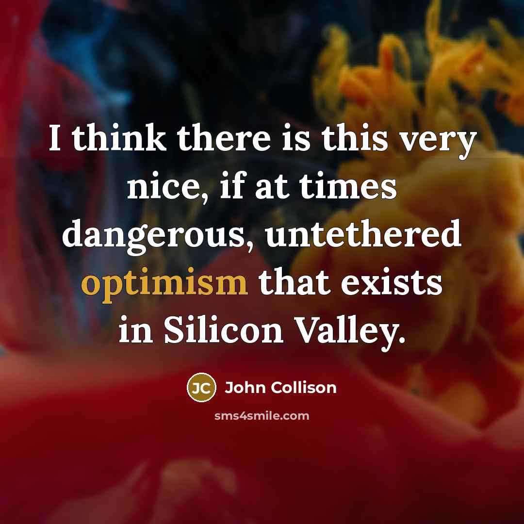 “I think there is this very nice, if at times…” quote by John Collison