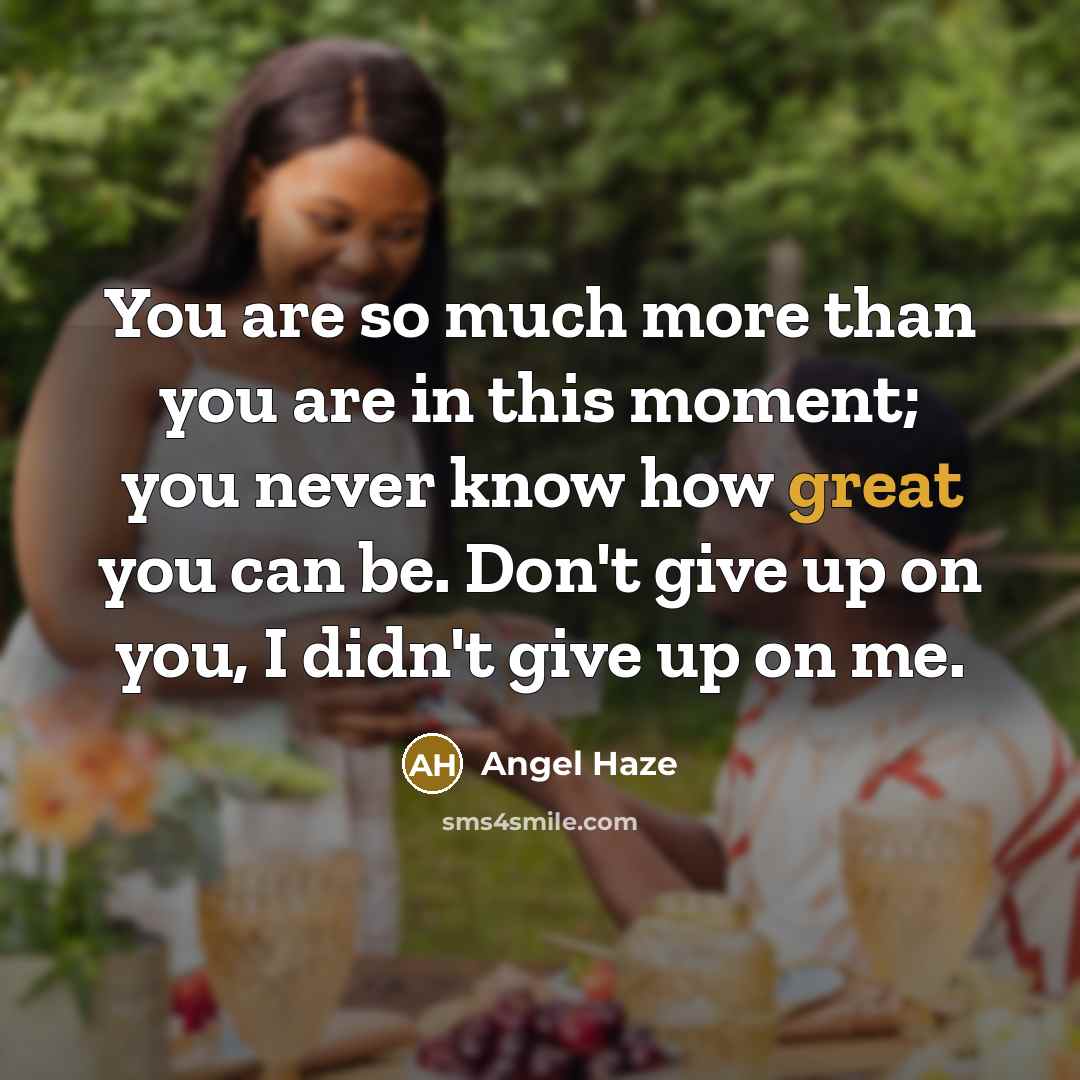 “You are so much more than you are in this…” quote by Angel Haze