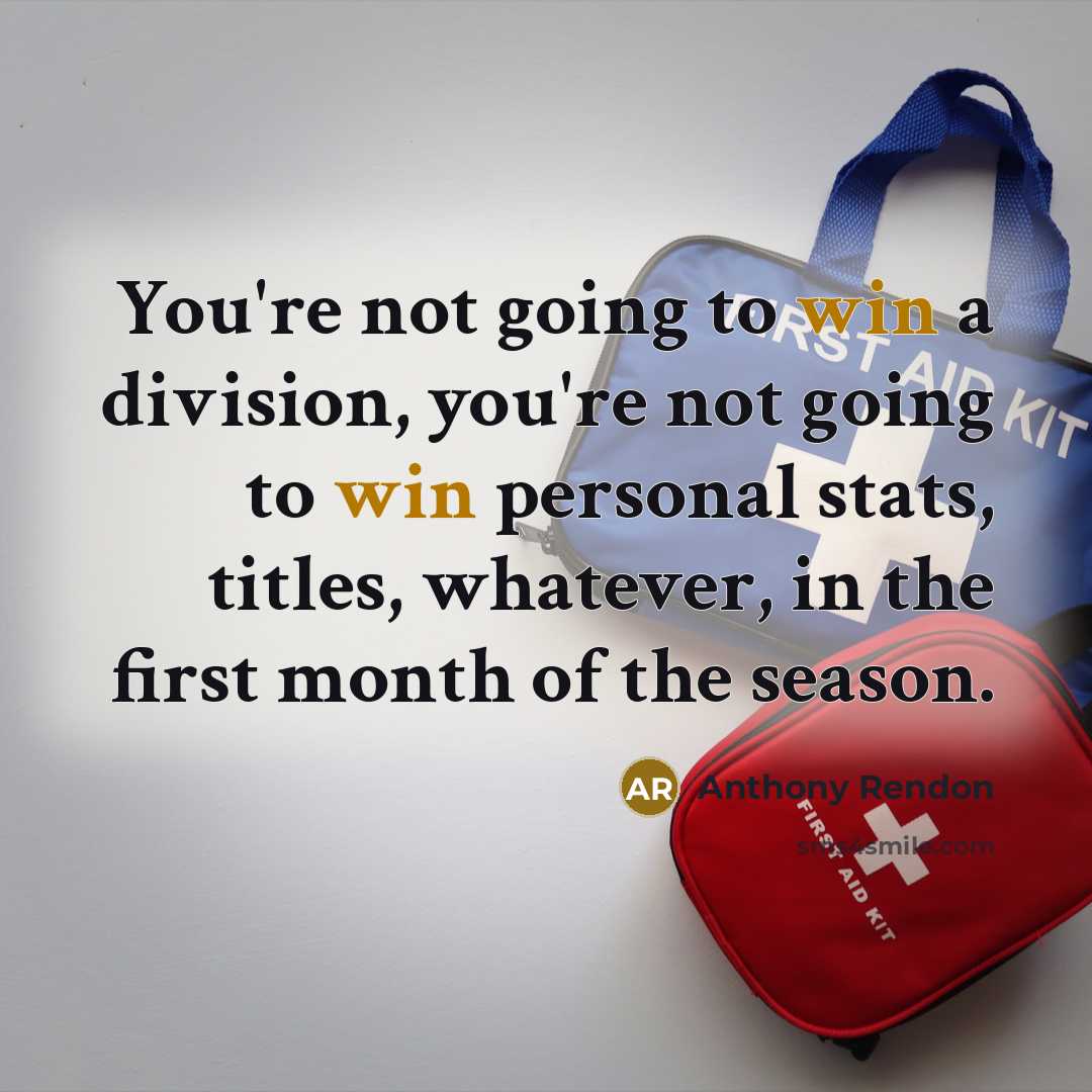 “You're not going to win a division, you're not going…” quote by Anthony Rendon