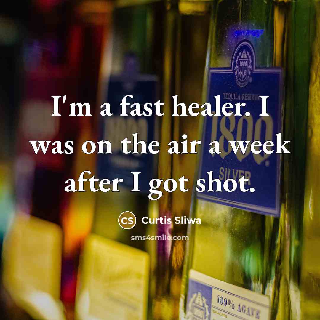 “I'm a fast healer. I was on the air a…” quote by Curtis Sliwa