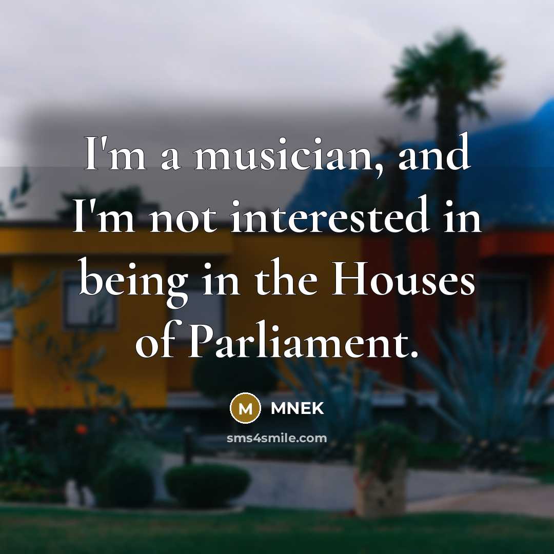 “I'm a musician, and I'm not interested in being in…” quote by MNEK