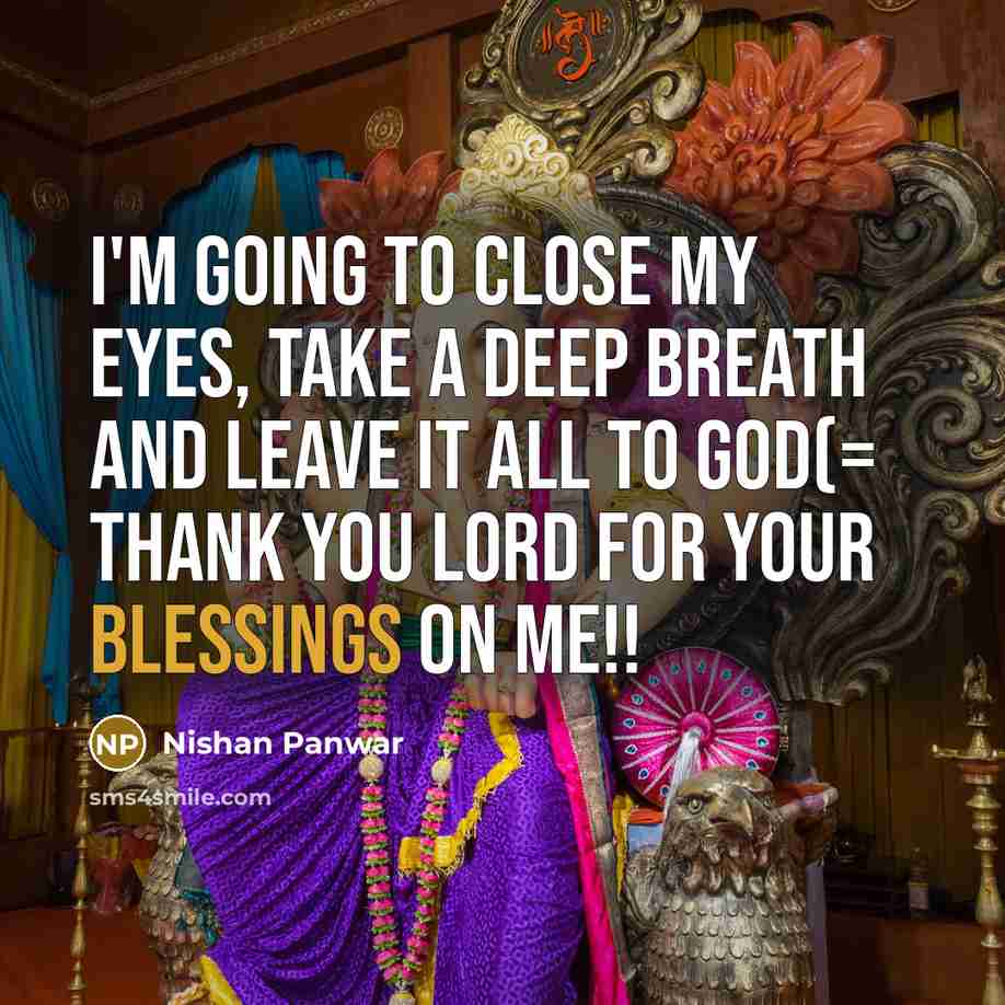 “I'm going to close my eyes, take a deep breath…” quote by Nishan Panwar
