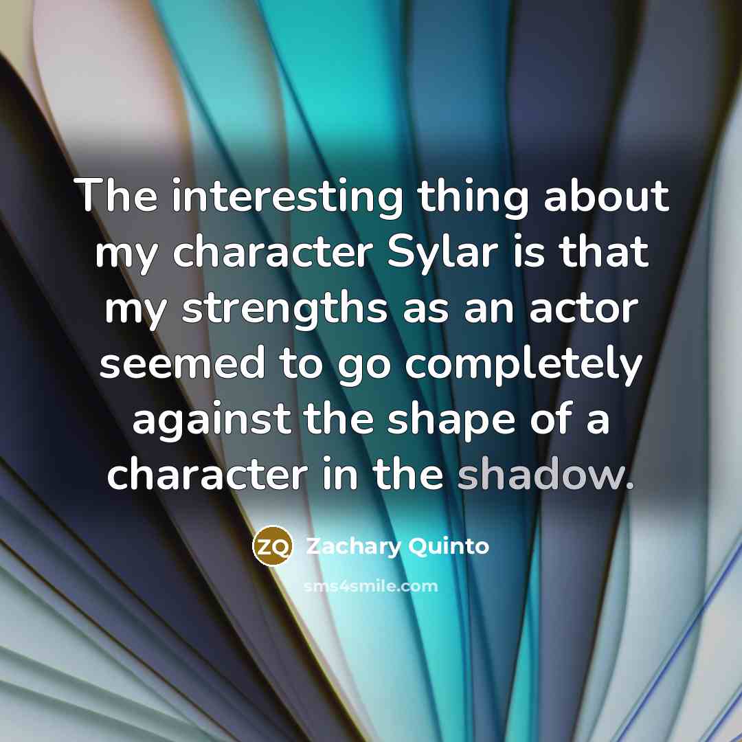 “The interesting thing about my character Sylar is that my…” quote by Zachary Quinto
