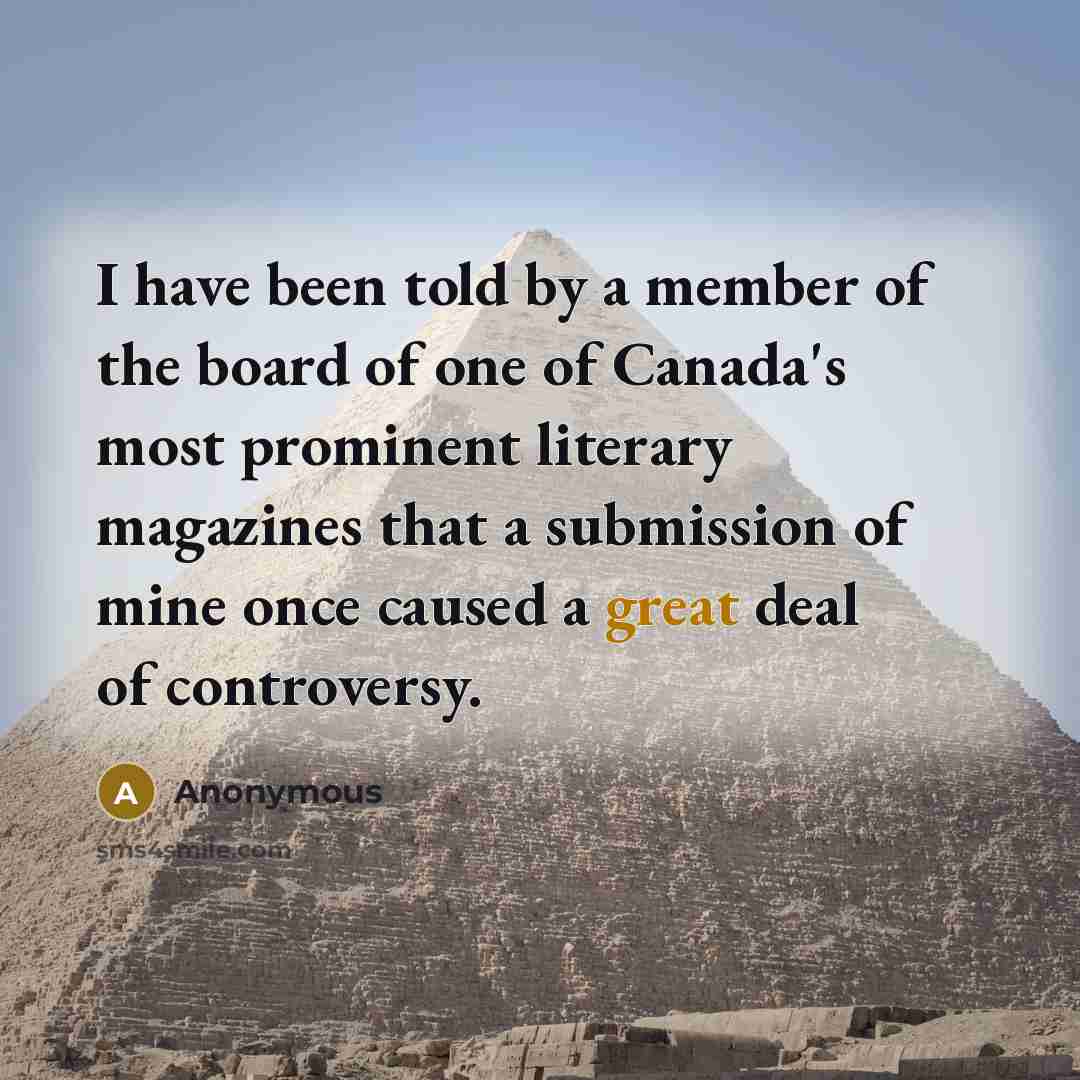 “I have been told by a member of the board…” quote by Anonymous