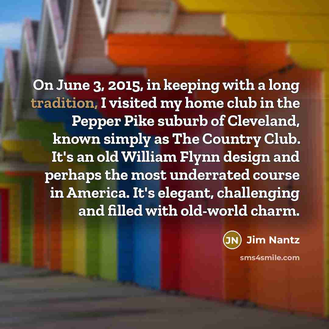 “On June 3, 2015, in keeping with a long tradition,…” quote by Jim Nantz