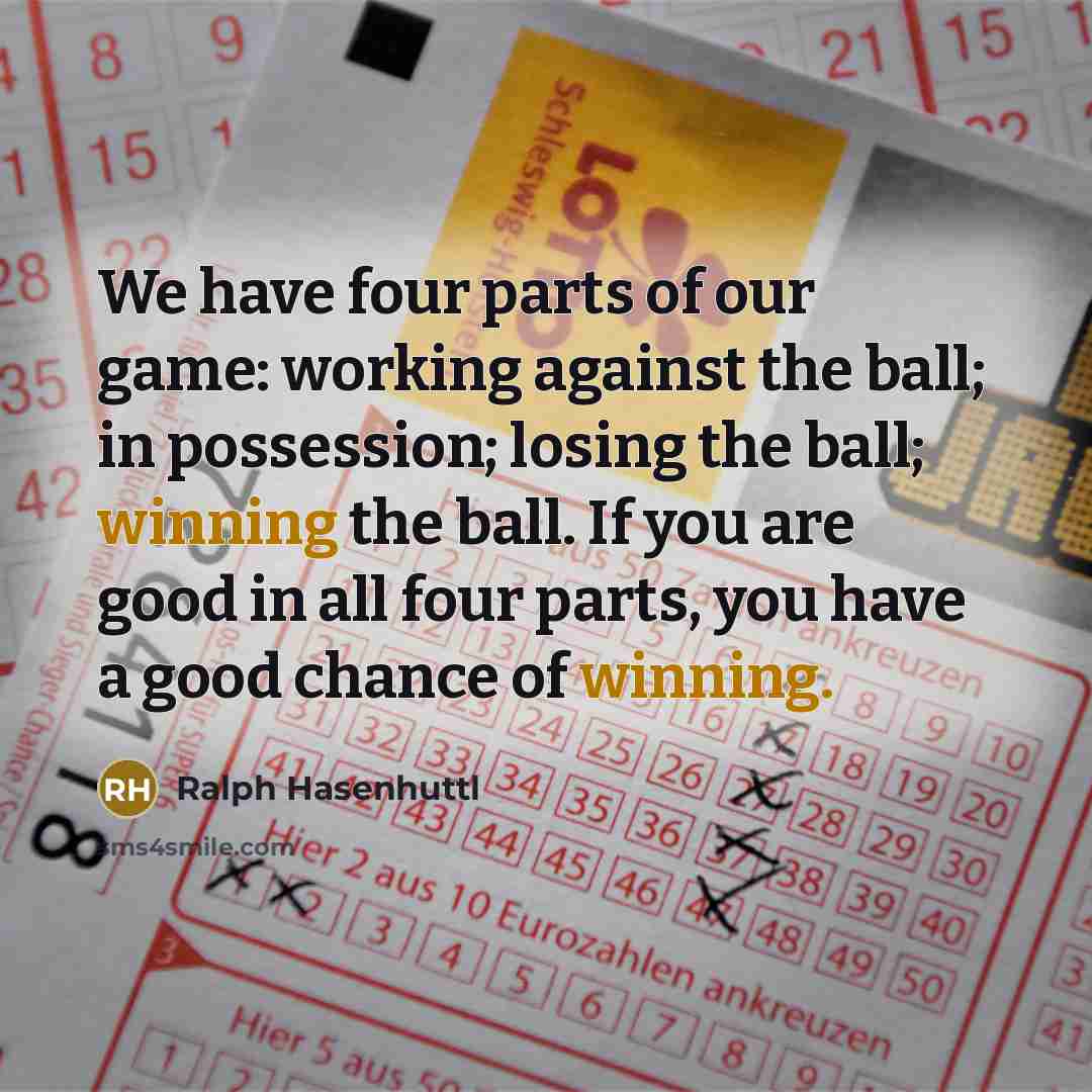 “We have four parts of our game: working against the…” quote by Ralph Hasenhuttl