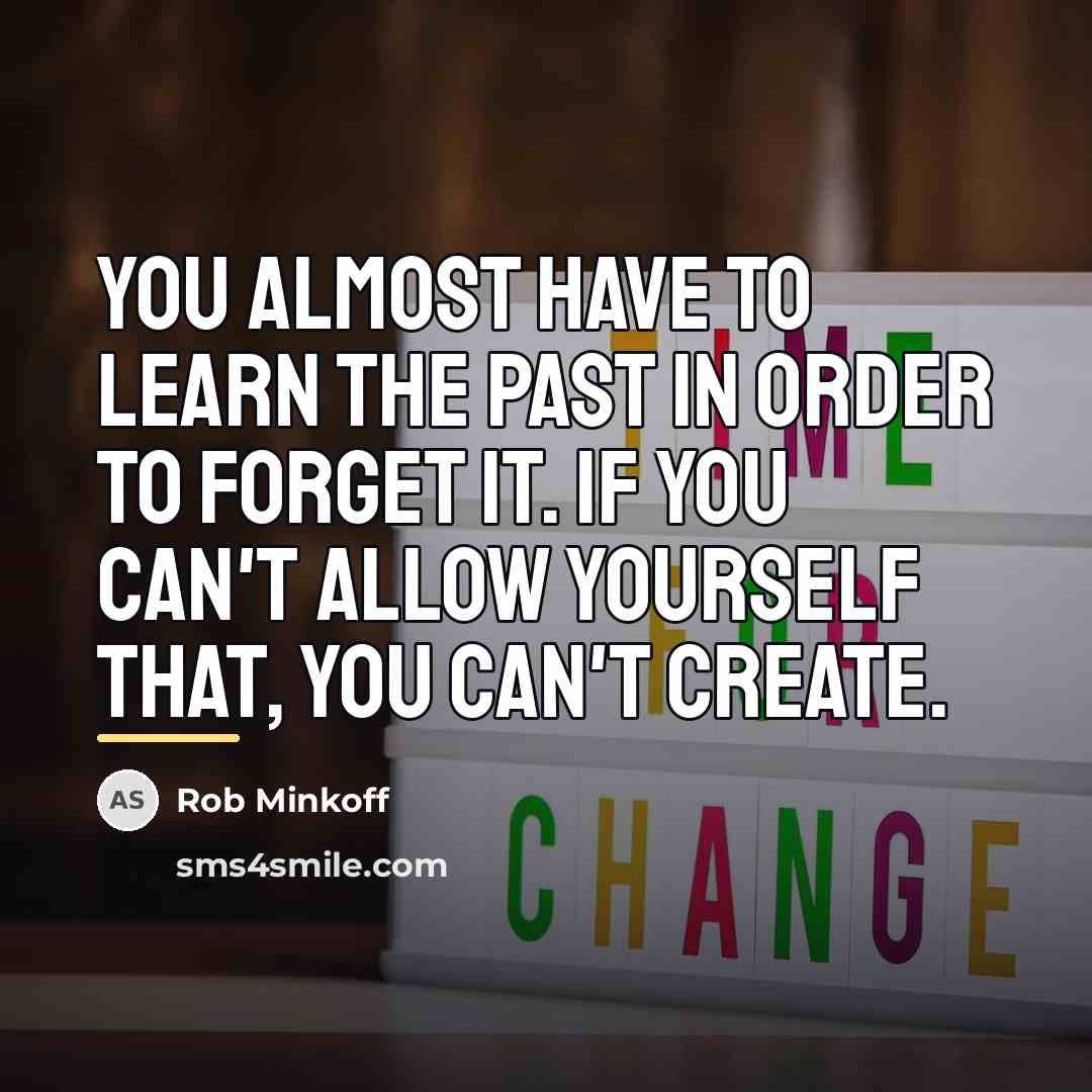 “You almost have to learn the past in order to…” quote by Rob Minkoff