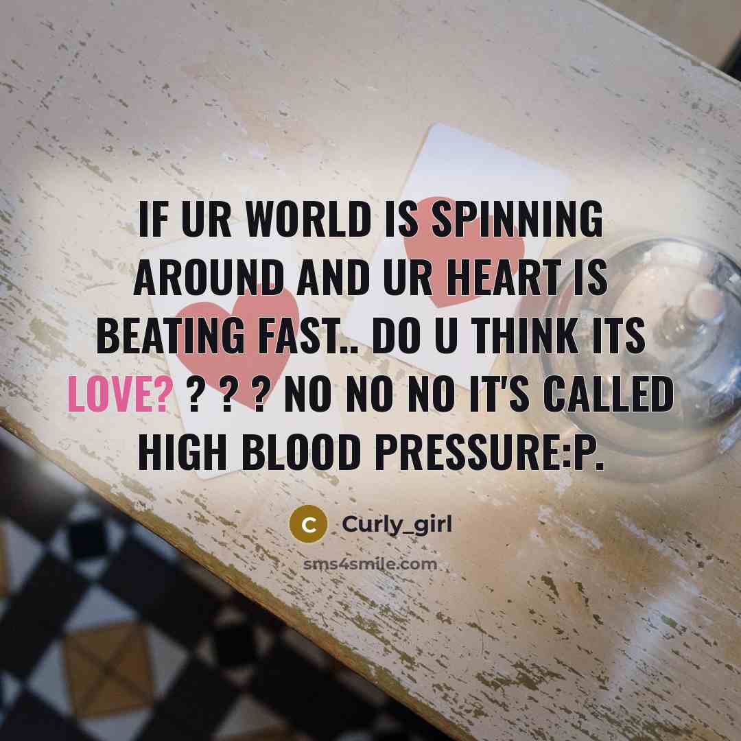 “If ur world is spinning around and ur heart is…” quote by Curly_girl