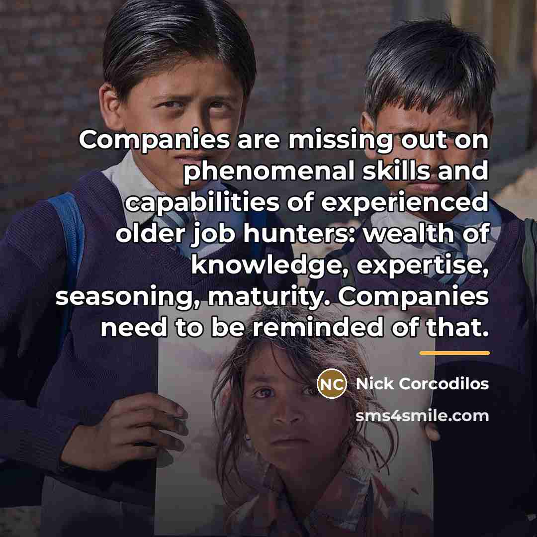 “Companies are missing out on phenomenal skills and capabilities of…” quote by Nick Corcodilos