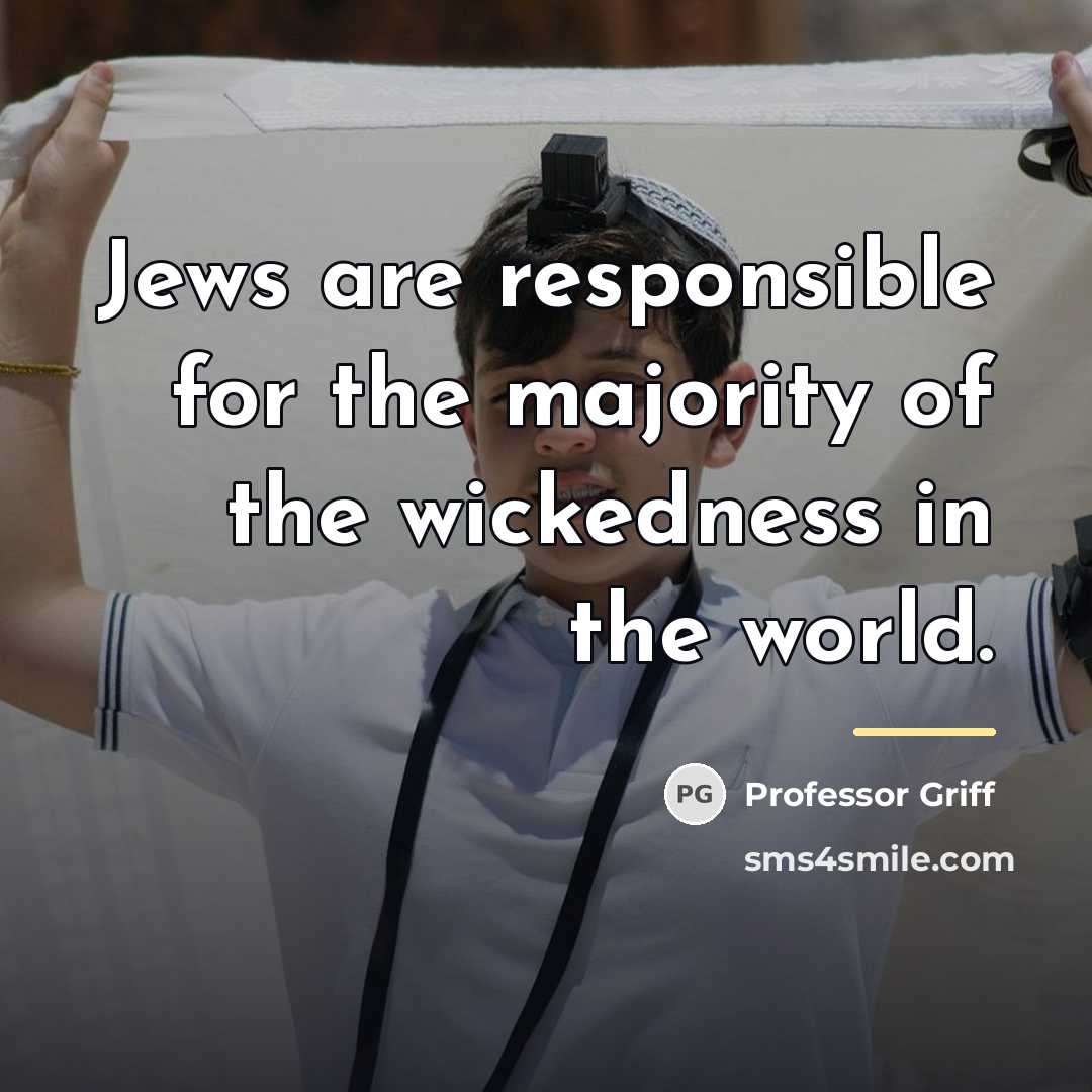 “Jews are responsible for the majority of the wickedness in…” quote by Professor Griff