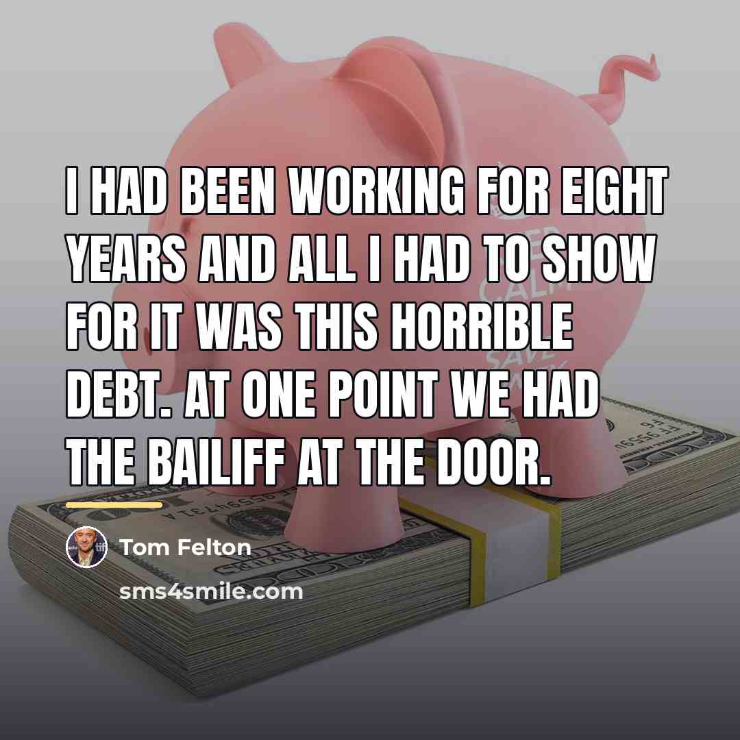 “I had been working for eight years and all I…” quote by Tom Felton