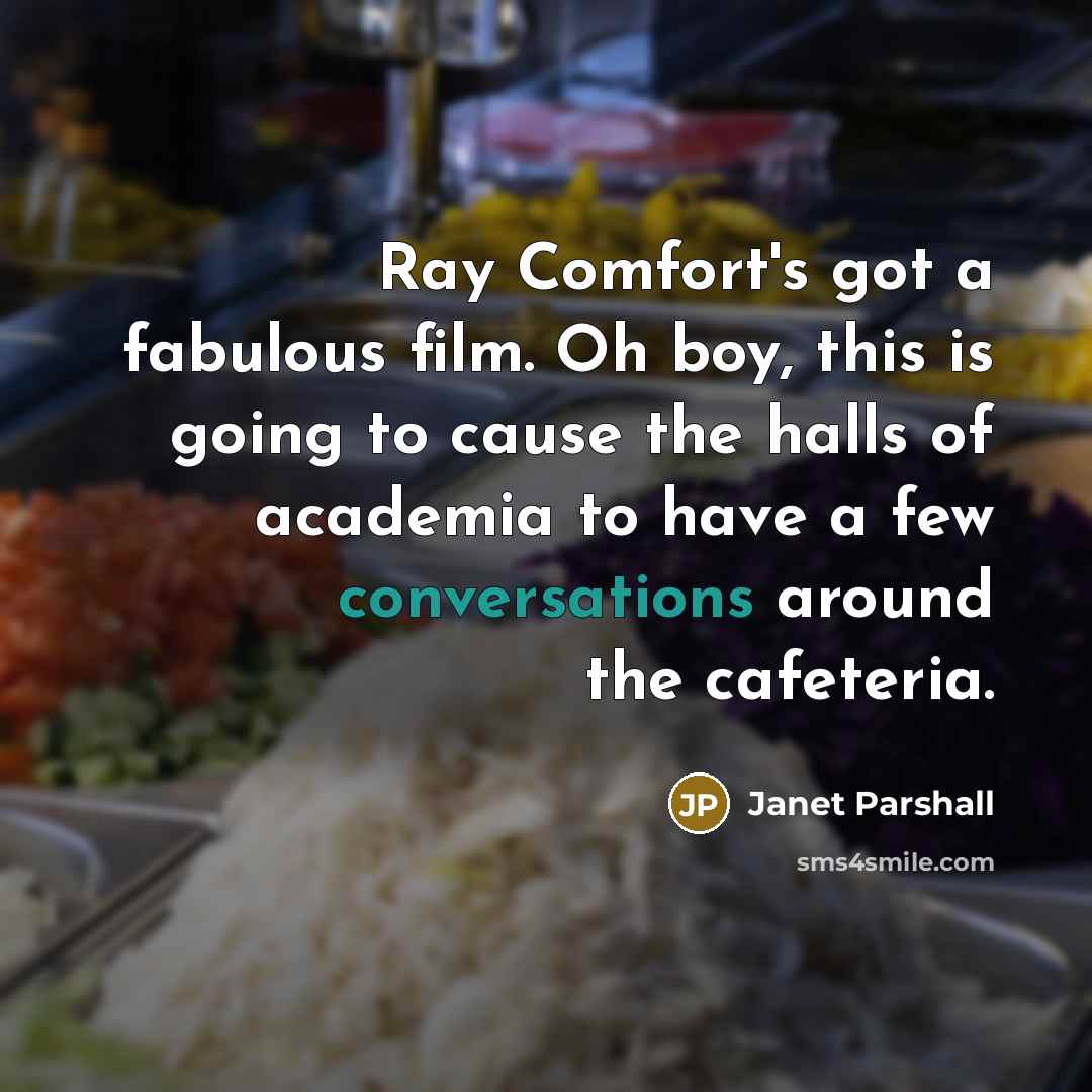 “Ray Comfort's got a fabulous film. Oh boy, this is…” quote by Janet Parshall