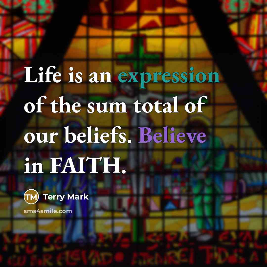 “Life is an expression of the sum total of our…” quote by Terry Mark