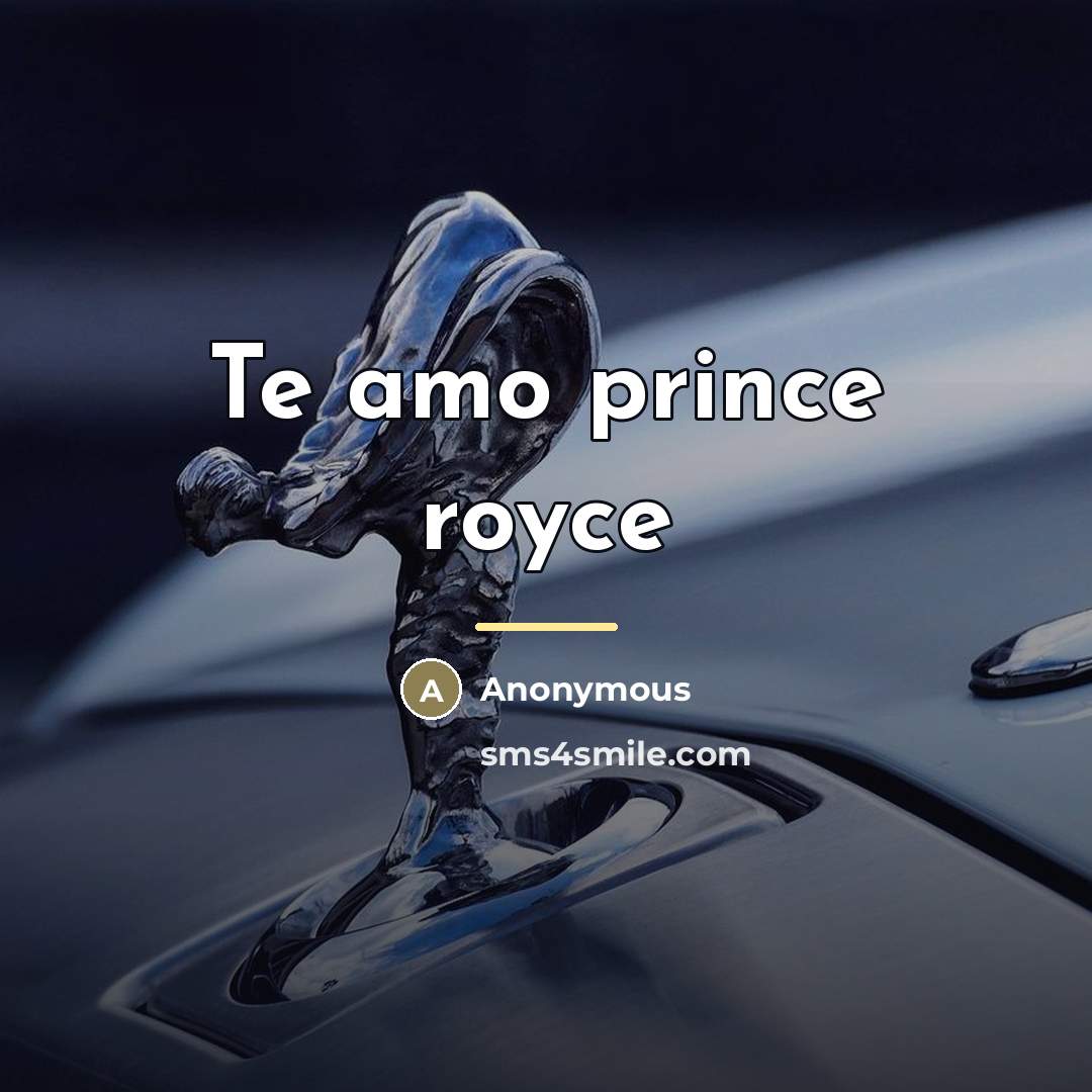 “Te amo prince royce…” quote by Anonymous