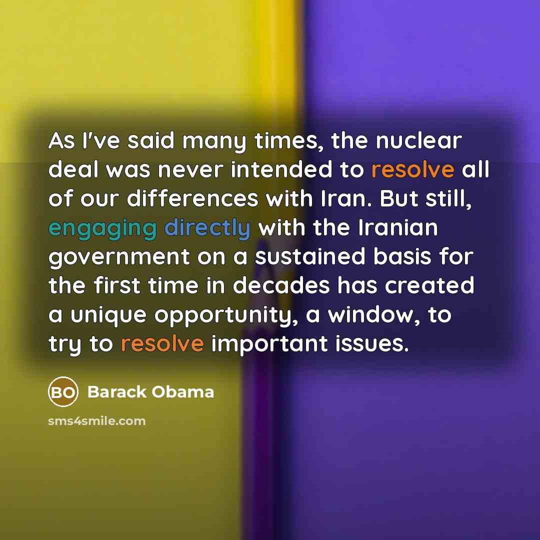 “As I've said many times, the nuclear deal was never…” quote by Barack Obama
