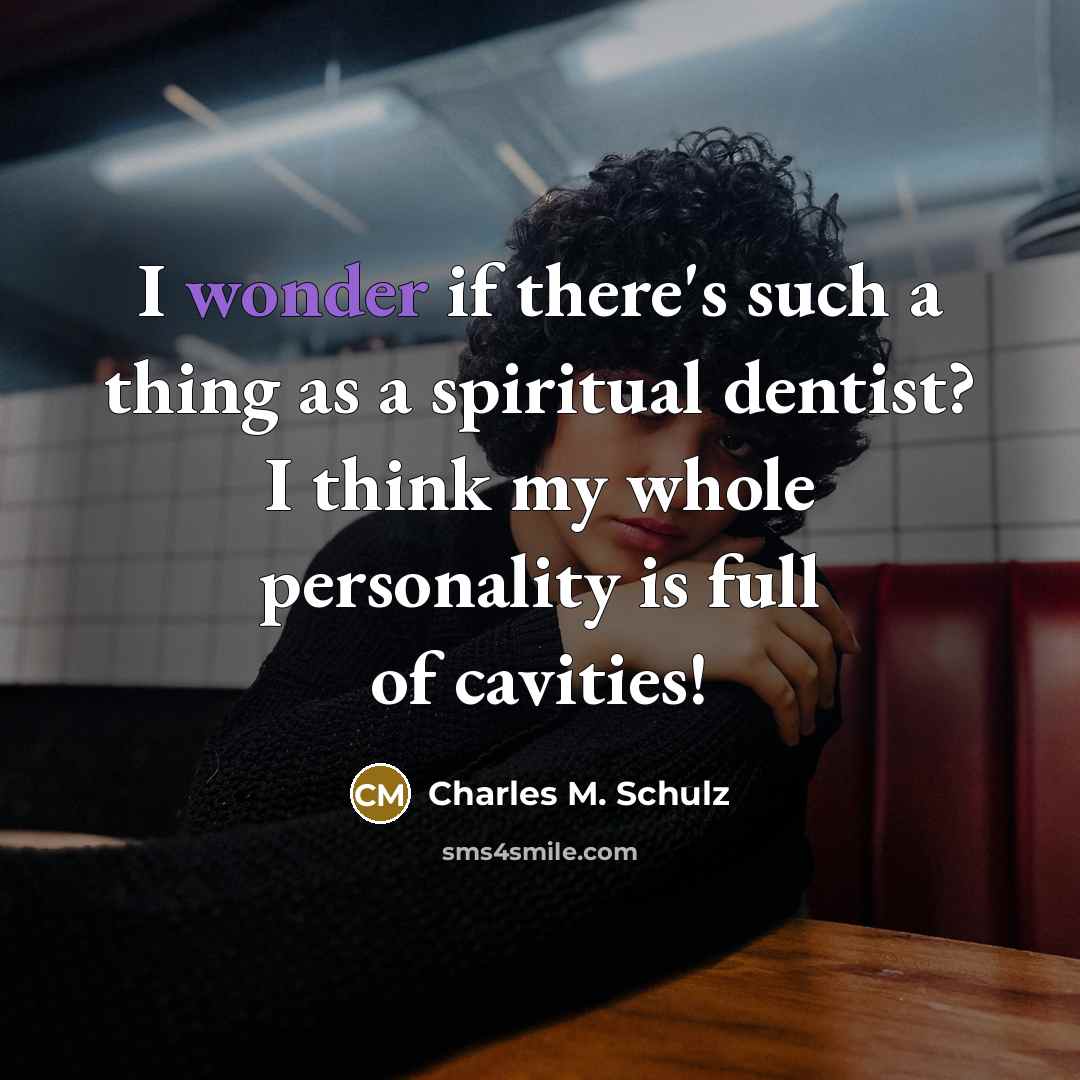 “I wonder if there's such a thing as a spiritual…” quote by Charles M. Schulz