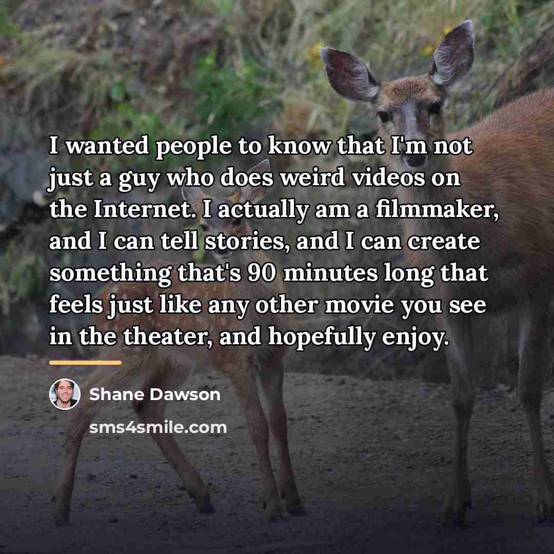 “I wanted people to know that I'm not just a…” quote by Shane Dawson