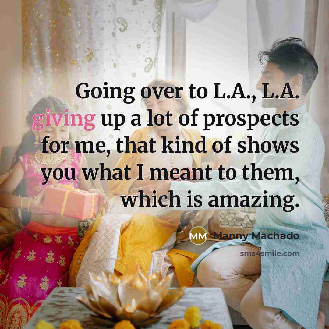 “Going over to L.A., L.A. giving up a lot of…” quote by Manny Machado