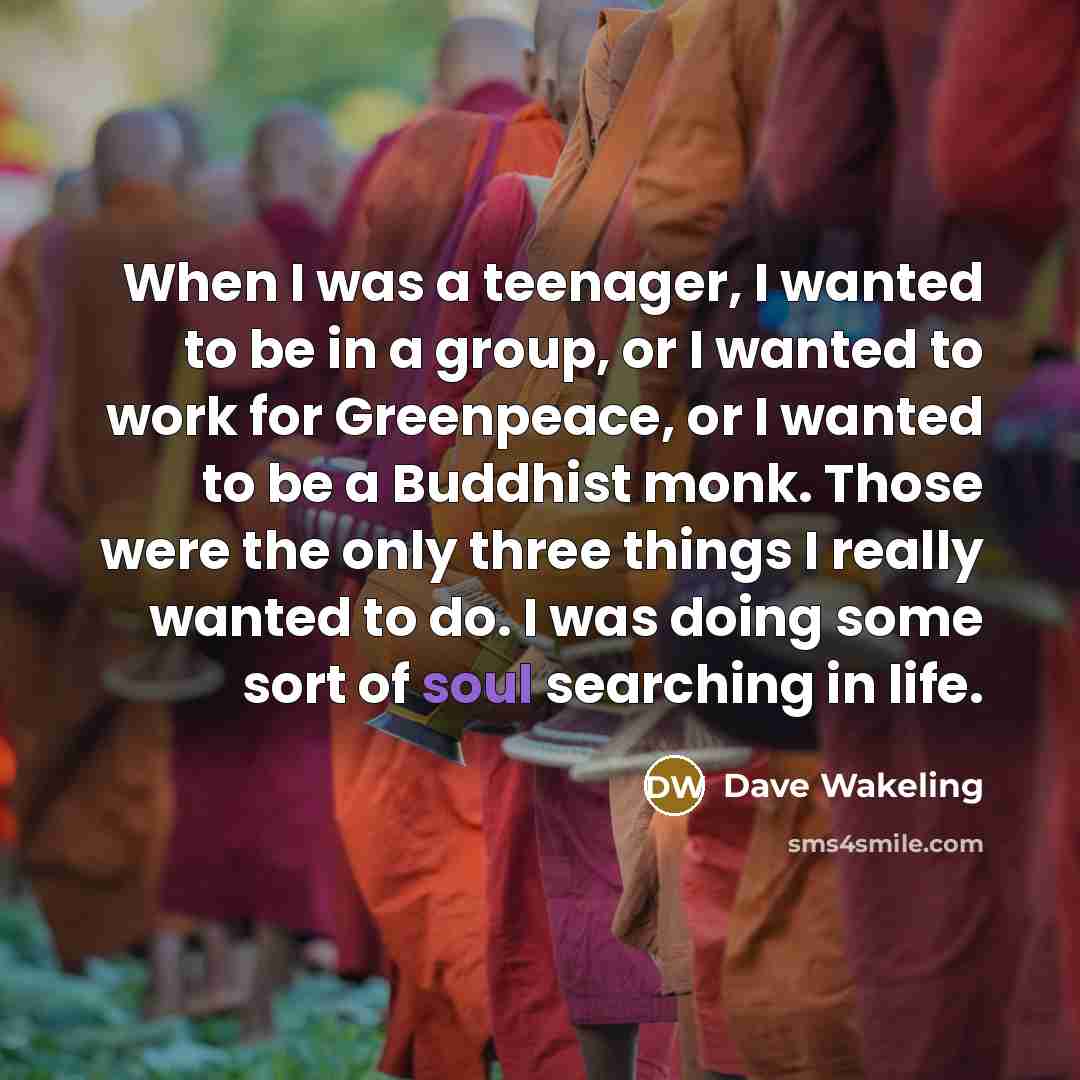 “When I was a teenager, I wanted to be in…” quote by Dave Wakeling