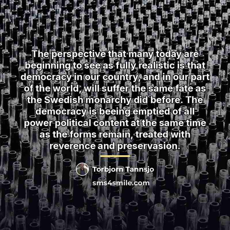 “The perspective that many today are beginning to see as…” quote by Torbjorn Tannsjo