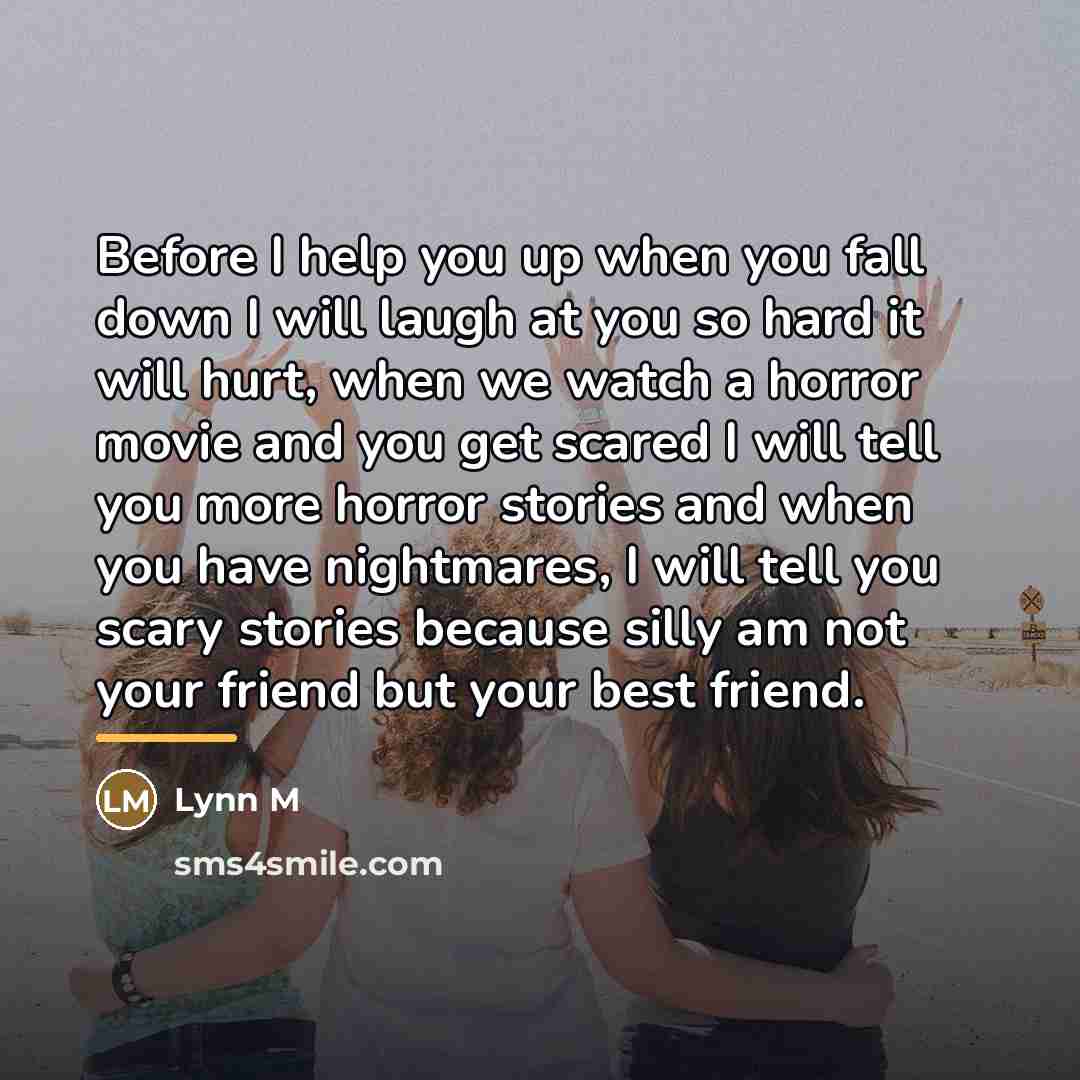 “Before I help you up when you fall down I…” quote by Lynn M