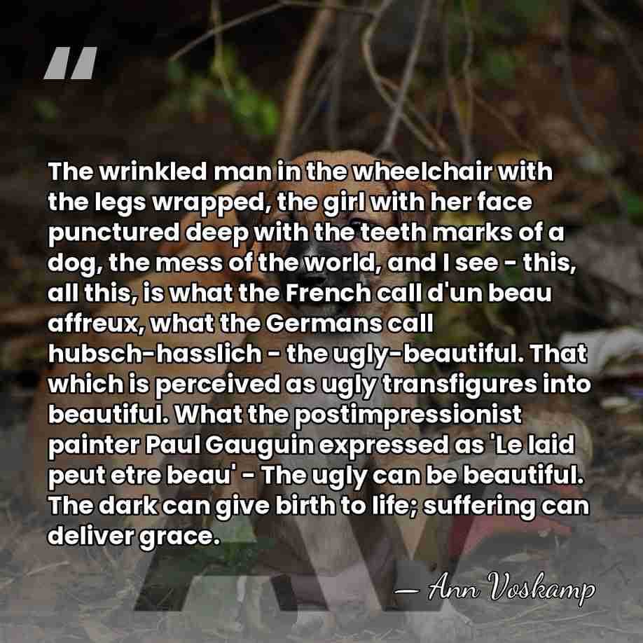 The wrinkled man in the wheelchair with the legs wrapped, the girl&hellip; - Ann Voskamp