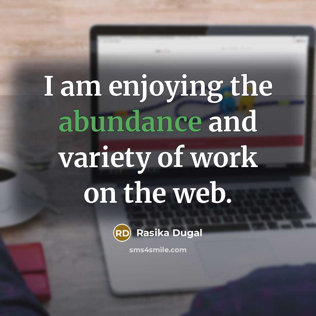 “I am enjoying the abundance and variety of work on…” quote by Rasika Dugal