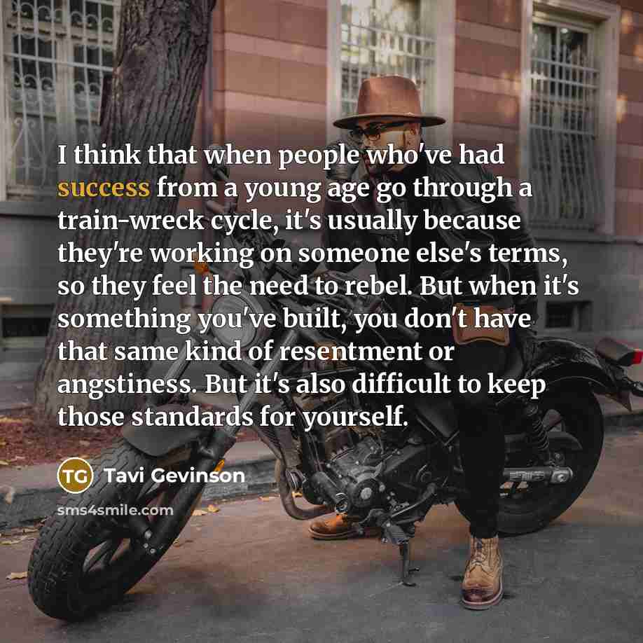 “I think that when people who've had success from a…” quote by Tavi Gevinson