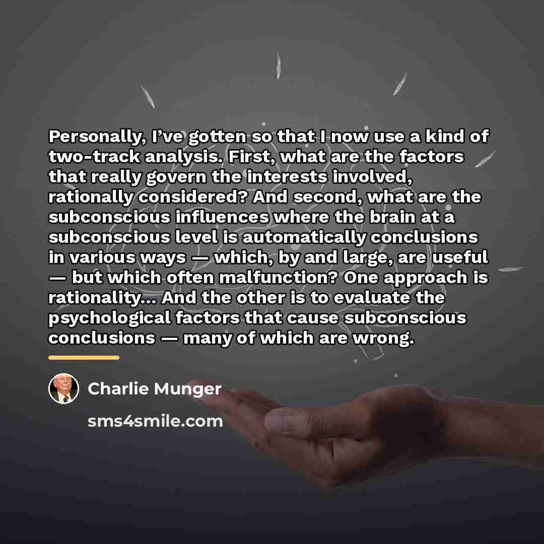 “Personally, I’ve gotten so that I now use a kind…” quote by Charlie Munger