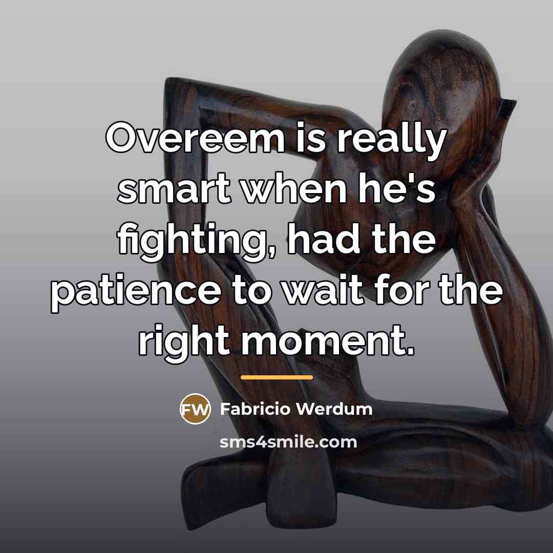 “Overeem is really smart when he's fighting, had the patience…” quote by Fabricio Werdum