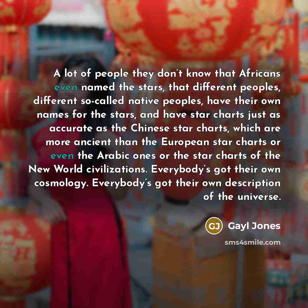 “A lot of people they don’t know that Africans even…” quote by Gayl Jones