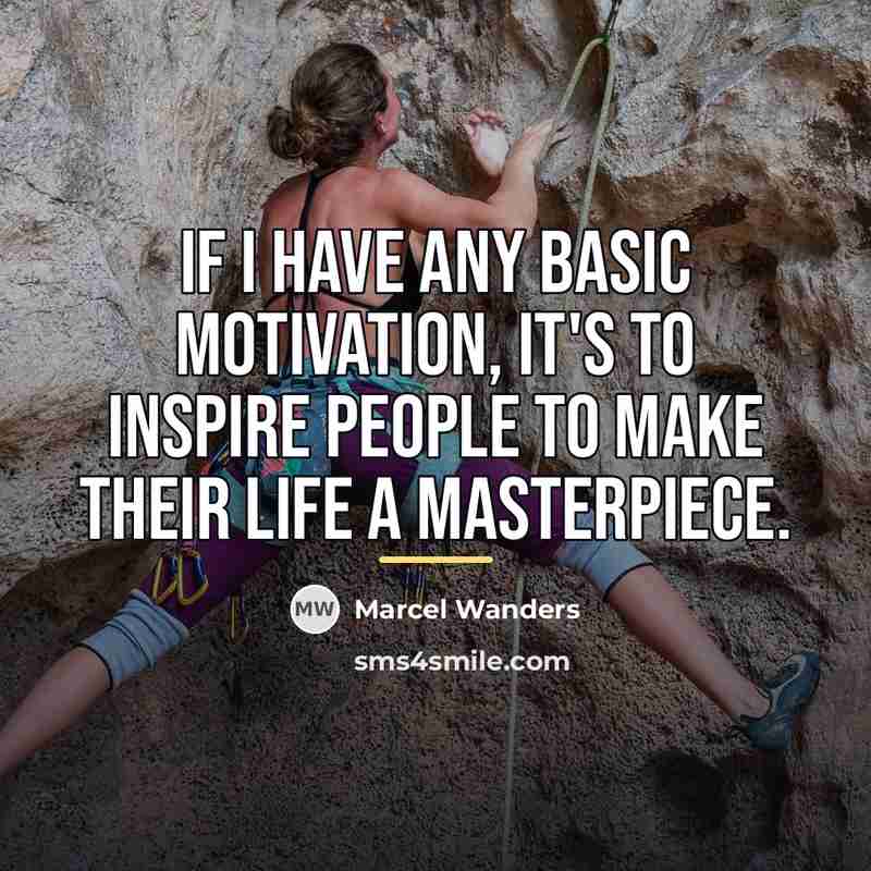 “If I have any basic motivation, it's to inspire people…” quote by Marcel Wanders