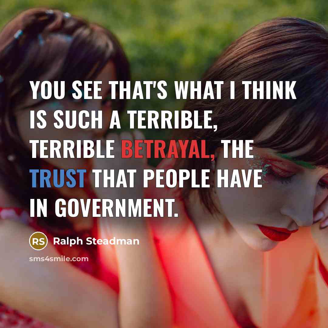 “You see that's what I think is such a terrible,…” quote by Ralph Steadman