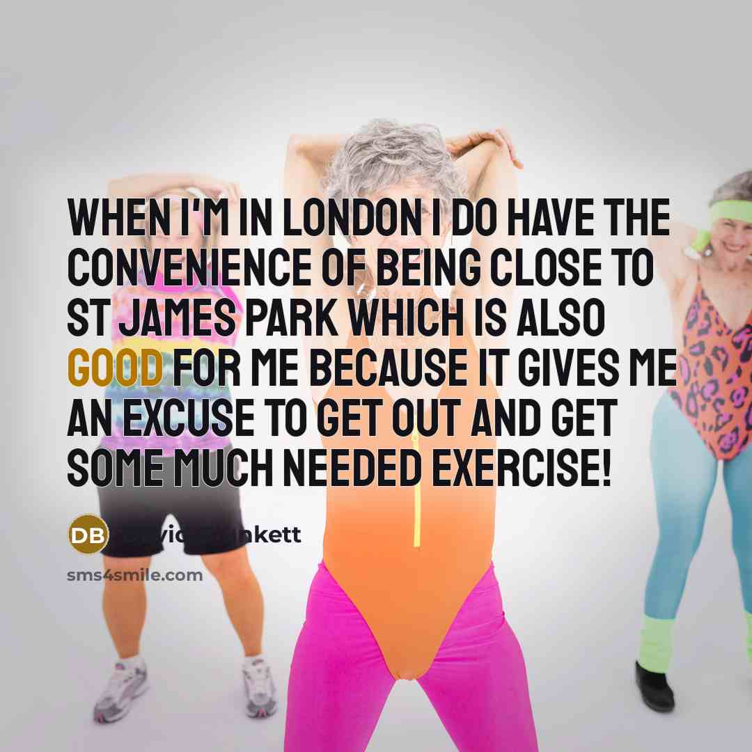“When I'm in London I do have the convenience of…” quote by David Blunkett