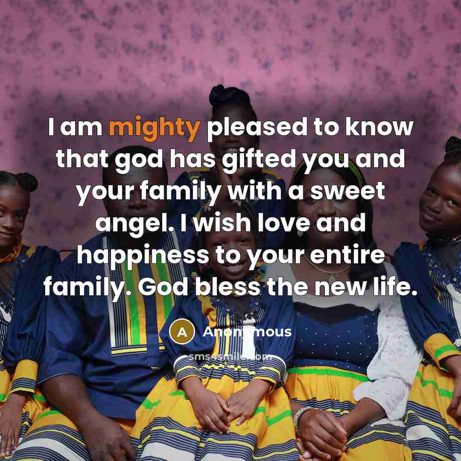 “I am mighty pleased to know that god has gifted…” quote by Anonymous