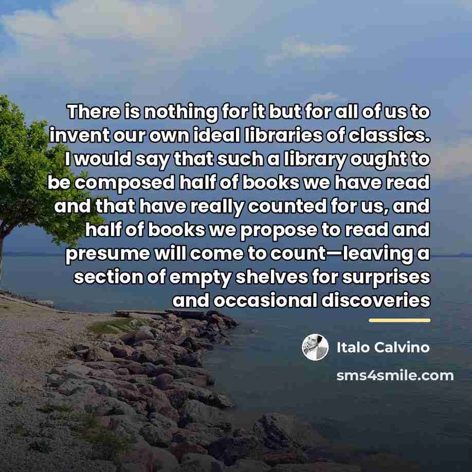 “There is nothing for it but for all of us…” quote by Italo Calvino