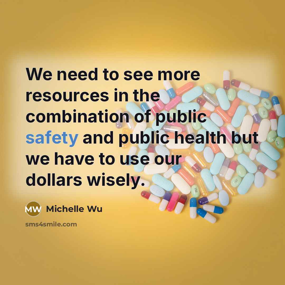 “We need to see more resources in the combination of…” quote by Michelle Wu