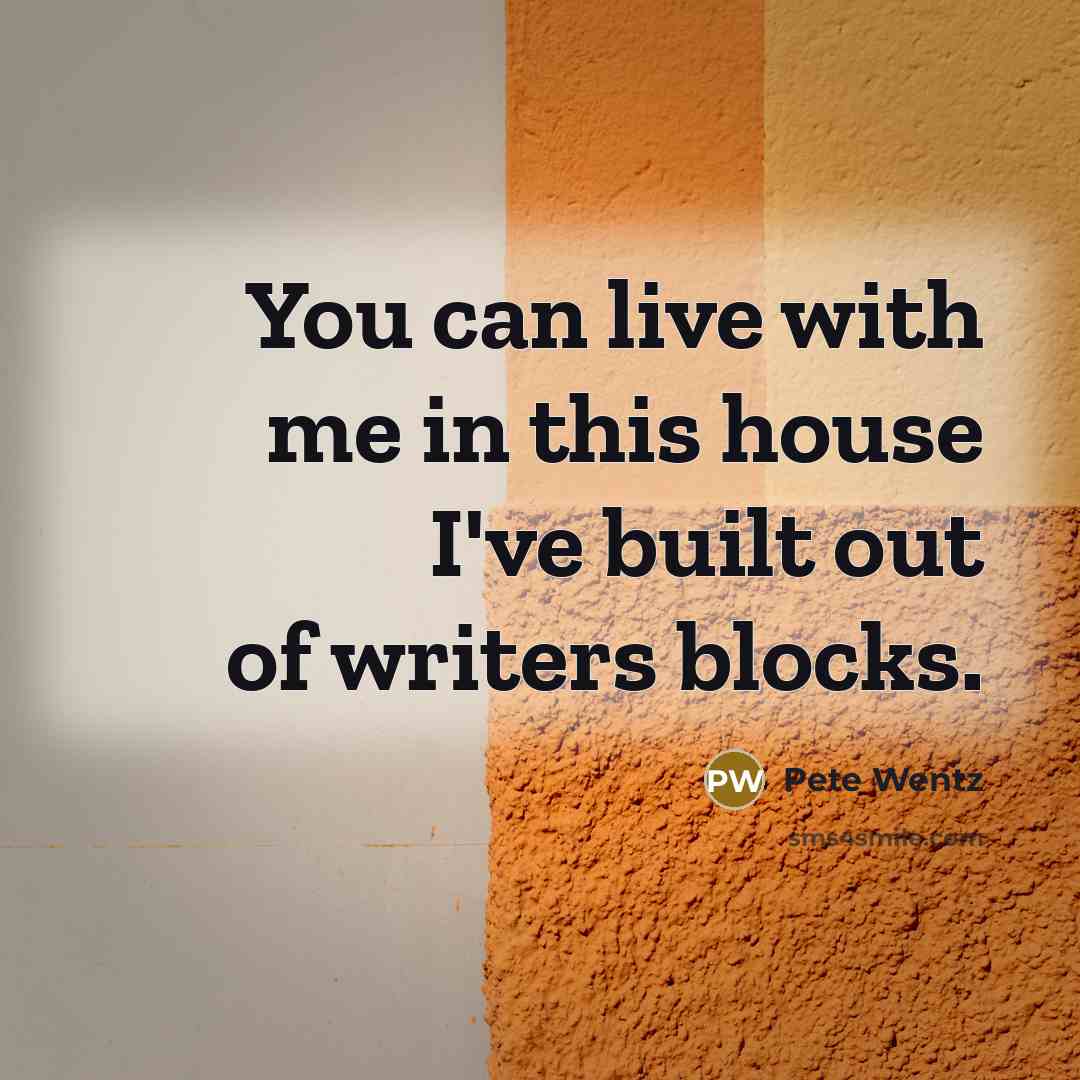 “You can live with me in this house I've built…” quote by Pete Wentz