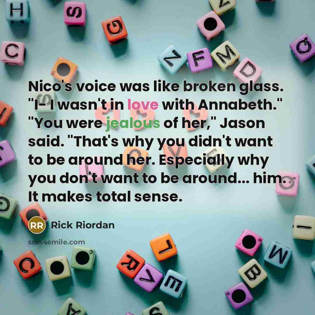 “Nico's voice was like broken glass. "I- I wasn't in…” quote by Rick Riordan