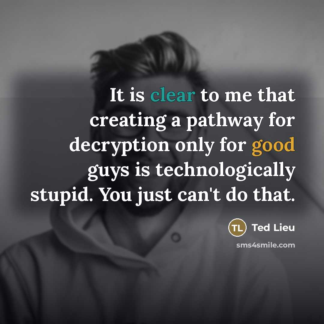 “It is clear to me that creating a pathway for…” quote by Ted Lieu