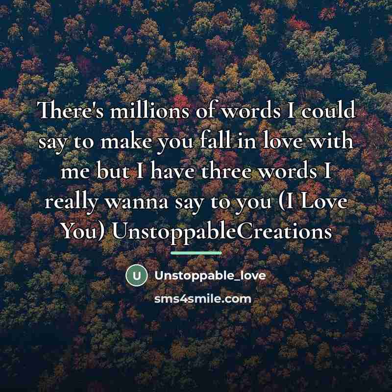 “There's millions of words I could say to make you…” quote by Unstoppable_love