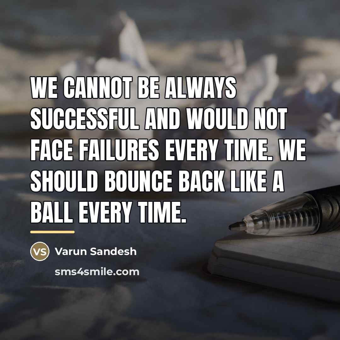 “We cannot be always successful and would not face failures…” quote by Varun Sandesh